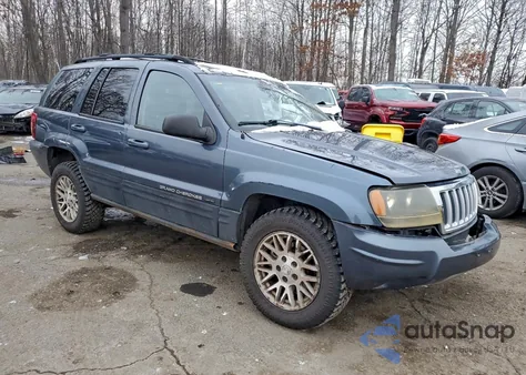2004 Jeep Grand Cherokee Limited from USA, damaged, VIN 1J4GW58N44C371753